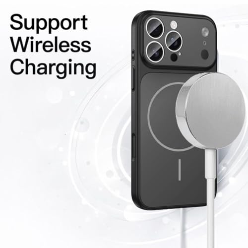 Image of Converter Case for iPhone 11 Pro Max | Premium Protective Mag-Safe Cover | iPhone 17 Pro / iPhone17 Pro Max Series Style Design | in-Built Camera Guard | Wireless Charging Compatible (Black)