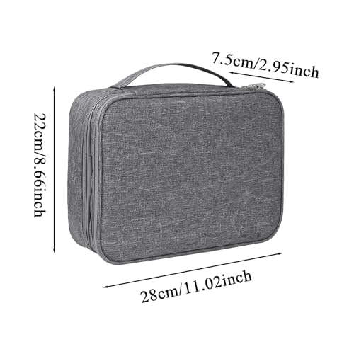 Accesorios electrónicos carry case con espacio para cosméticos y cremas 5