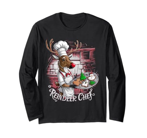 Weihnachten Geschenk Ugly Christmas Sweater Xmas Rentier Langarmshirt
