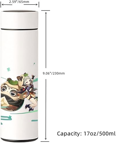 Miniatura 2 de Xiao Thermos Cup Genshin Impact Botella de bebida aislada Campus Estilo Estudiantes Deportes Botellas de agua