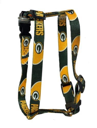 Rico Green Bay Football Packers Extra Small XS 5/8 Inch Wide Adjustable Dog Harness 8
