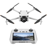 DJI Mini 3 (con DJI RC) – Mini drone con fotocamera leggero e pieghevole con video in 4K HDR,...