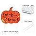 Halloween Decorations Outdoor | 10 Pack Track-or-Treat Corrugate Yard Stake Signs | Large Friendly Halloween Yard/Lawn Decorations