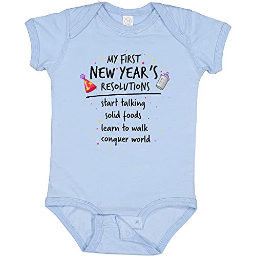 Image of inktastic My First New Year's Resolutions Baby Bodysuit