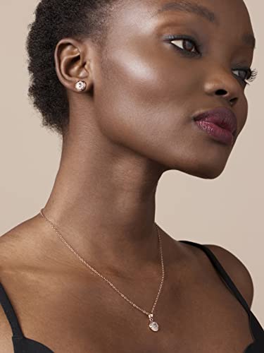 Ted Baker London Elvina Enamel Mini Button Pendant Necklace For Women (Rose Gold Tone And Silver Glitter) #TOP4