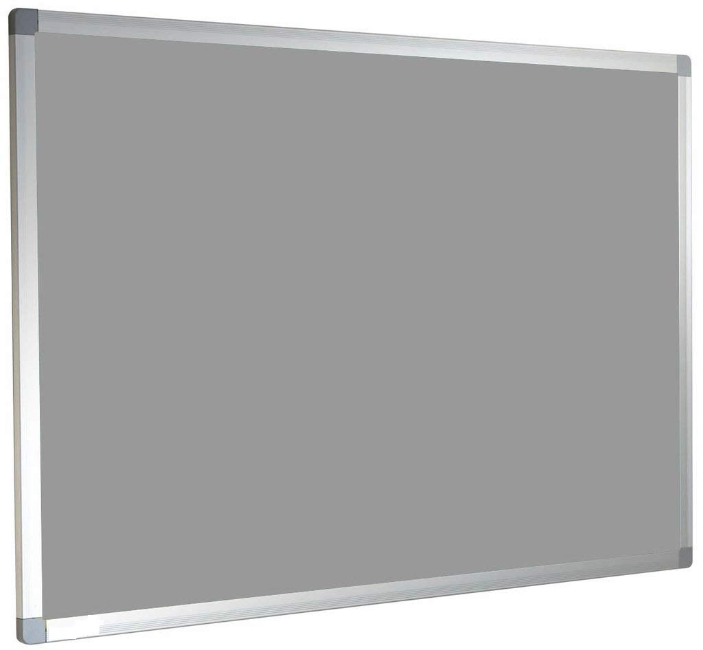 Viz-Pro Grey Felt Pin Board 900X600mm
