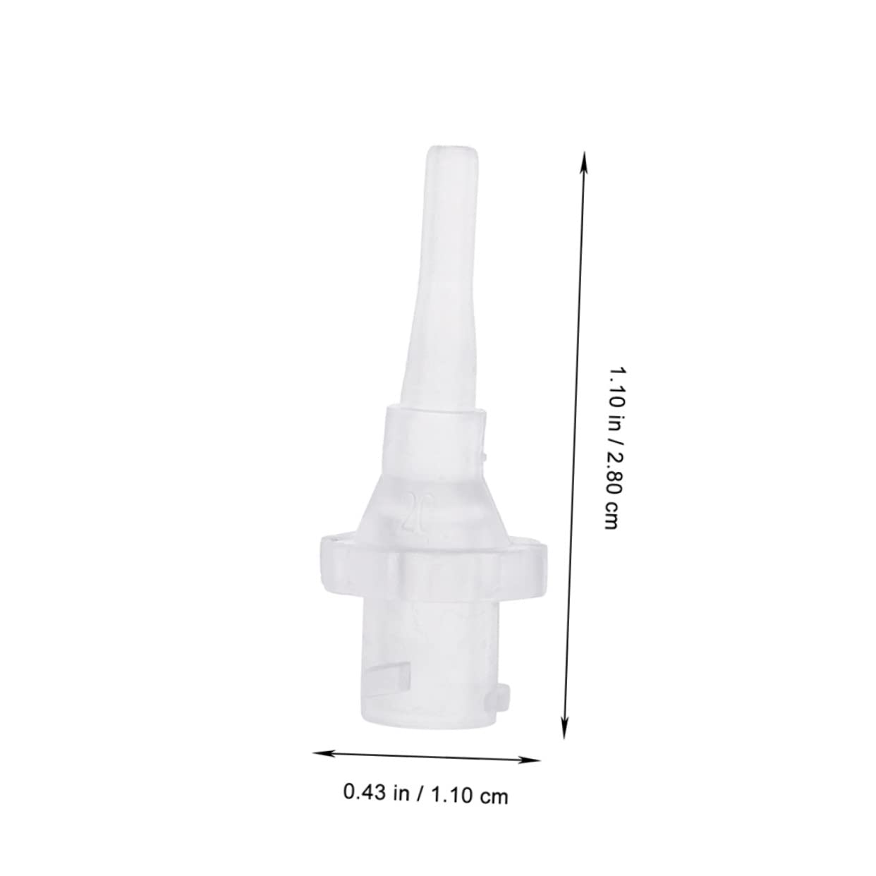 MOLUCKFU 40 Pcs Ear Washer Nozzle Replacement Ear Washer Tips Ear Clean Tools Ear Wash Tool Adults Ears Cleaner Tips Ear Cleaners for Adults Ear Flushing Tips for Adults Ear Cleaner Tips