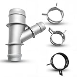 Upgraded Aluminum Radiator Coolant Hose Y Connector Coolant Hose Junction 47157 Compatible with Chevrolet 1999-2013 Silverado Suburban Tahoe Avalance For GMC Sierra Yukon For Cadillac Escalade