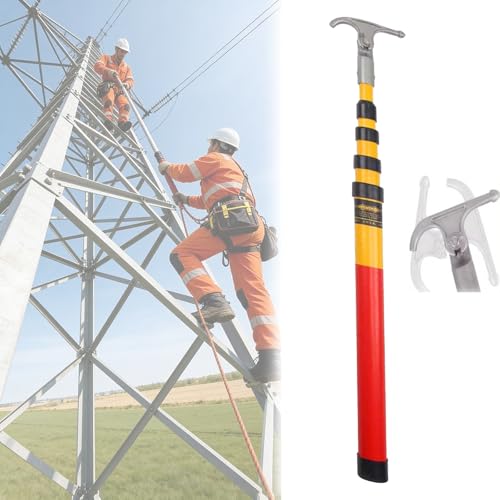 Perche de sauvetage isolée télescopique 4 m haute tension