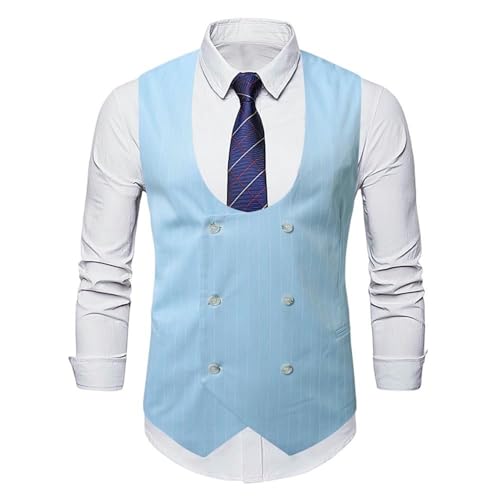 Gilet de costume décontracté homme gilet rétro sans manche boutonné chic