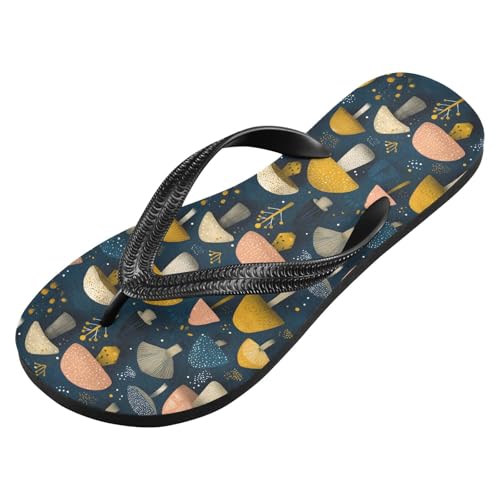 Flip Flop Sandals Fairy Mushroom Print for Women Men Beach Outdoor XS2