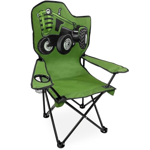 Black Sierra Folding Lawn Chair