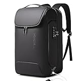 BANGE Anti-Theft Backpack with USB Charging Port for Men, 17.3 Inch Business Laptop Backpack, TSA Approved Lock & Waterproof YKK Zippers, Large Travel Computer Bag