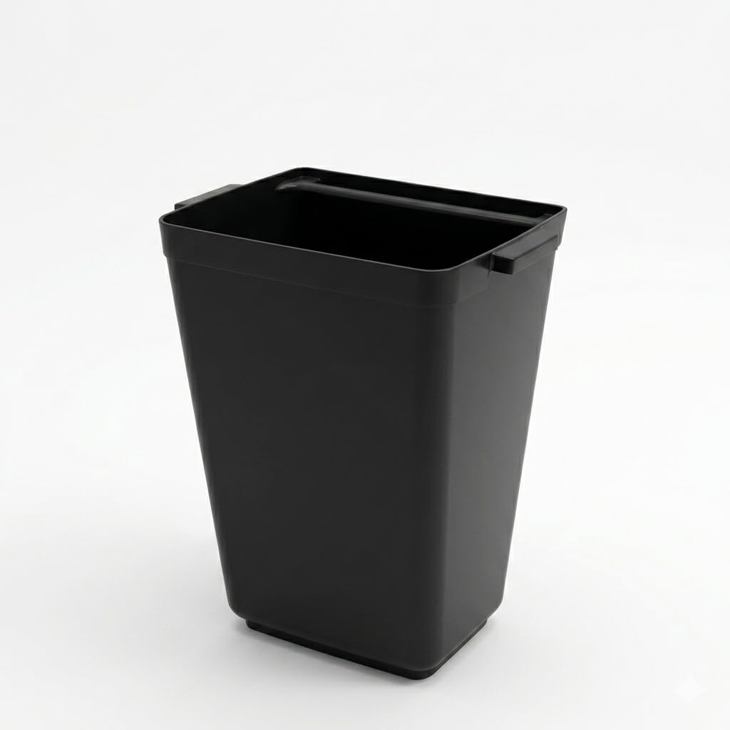Cubeta de Desechos Cuarz para Carro Camarera, 38x23,5x53 cm | Accesorio Desmontable, Para Residuos y Utensilios, Hostelería Profesional