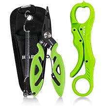 kaba Mini Fish Lip Gripper Set, 5inch Fishing Pliers,Fishing Grabber Clip,Multifunction Fishing Pliers Saltwater Fishing Gripper Fishing Gear Tackle