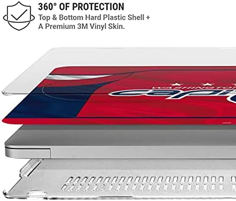 Skinit Case + Skin Compatible with MacBook Air 13in M1 (2021) - Officially Licensed NHL Washington Capitals Home Jersey Design