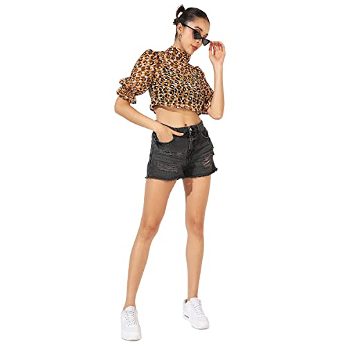 Image of Campus Sutra Women Regular Fit Top