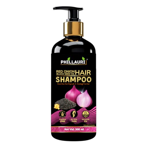 Image of Red Onion Black Seed Shampoo | Anti Dandruff Shampoo for women | For Hair Fall Control | 300 ml