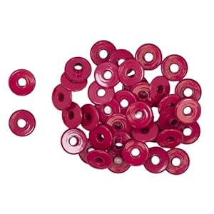 Craftelier 40 Wide Metallösen Weinrot