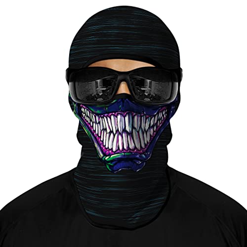 Image of Skull Full ski Mask, 3D Balaclava, UV Sun Protection,Motorcycle /Ski /Scarf /Cycling /Fishing for Men