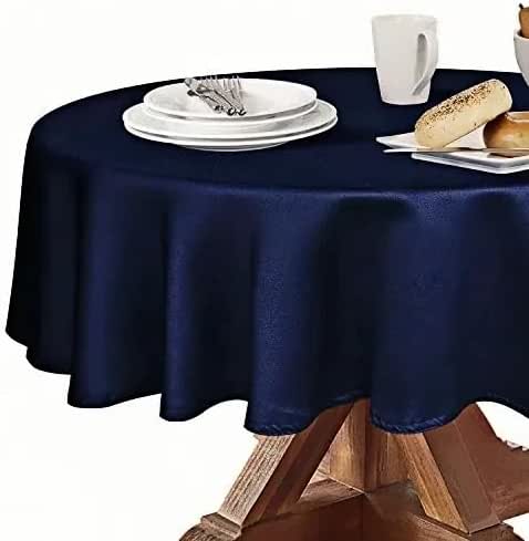 Obstal 210GSM Round Table Cloth, Oil-Proof Spill-Proof and Water Resistance