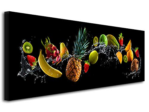 Tableau Décoratif Fruits Party avec impression sur toile éclatante