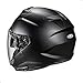 HJC i31 Solid Open Face Motorcycle Helmet, DOT Approved (Semi Flat Black, Medium)