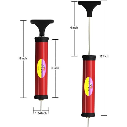 Tonuni Portable Air Pump,Ball Pump Inflator Kit With Needle,Nozzle thumb #1