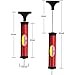 Portable Air Pump,Ball Pump Inflator Kit with Needle,Nozzle, Extension Hose for Soccer Basketball Football Volleyball Water Polo Rugby Exercise Sports Ball Balloon Swim Inflatables Red