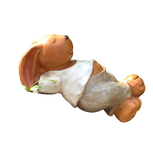 Statue d'extérieur lapin de décoration de jardin et cour - 2