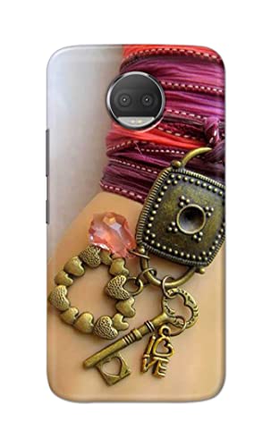 Image of Girl Hand with Keychain Hard Back Case Cover for Motorola Moto G5S Plus (5.5 inch), XT1803, XT1805, XT1806, XT1804 Back Cover -(J5) VNS2228