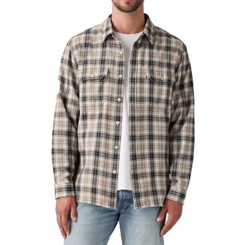 [���[�o�C�X] �����Y �f�j�� �V���c �W���N�\�� ���[�J�[ �g�b�v�X LEVIS (�I�[�g�~�[���`�F�b�N Small e ��100�� �y19573-0289�z�yXL�z)