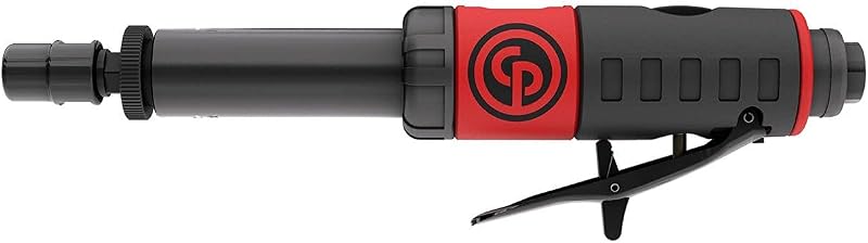 Chicago Tire CP7410 - Herramienta amoladora neumática, soldador, carpintería, detalles de automóviles, pulidora de acero inoxidable, trabajo pesado, recta, 1/4 pulgadas (6 mm), 0,34 HP / 250 W - 27000 RPM