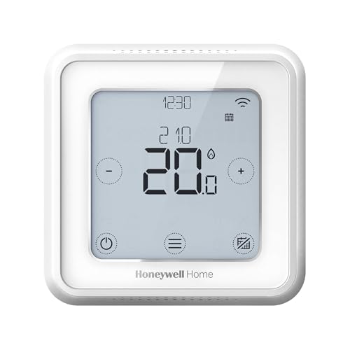 Honeywell Home T6 Smart Thermostat WiFi App-Enabled for Savings and Efficiency Compatible with HomeKit Google Home Alexa and IFTTT White (1 Piece)