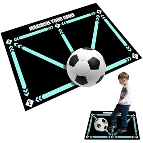 Tomtary Non-Slip Football Mastery Mat Cover