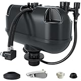 B8106S 1.6GPF (6 Lpf) Power Flush Toilet Kit & Toilet Flush Valves,B8106S Pressure-Assisted Flush Toilet & Pressure-Assisted Flush System Single Control, Powerful Flushing System 3-Year Warranty Black