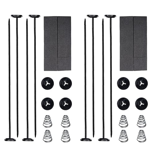 BFXM Automotive Fan Mounting Kit Radiator Fan Zip Ties Clips Mounting Kit Electric Mount Hold Down for Cooling Fan Transmission Cooler Radiator Fan Kit for Universal Car Vehicle