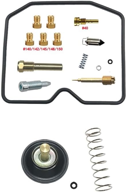 Carburetor Rebuild Kit for KL650 KLR650 1989-2008 650cc 650 Float | CVK40 carb fits KL650A7F KL650A6F KL650-C KL650-E KL650-A 1995 2002 repair parts motorcycle carburettor overhaul jets