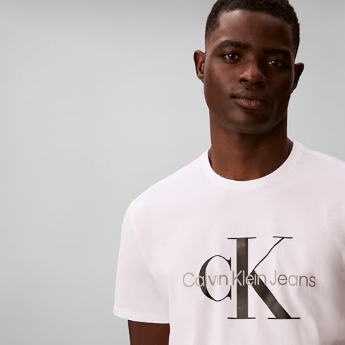 Image of Calvin Klein Men's Monogram Logo Crewneck T-Shirt