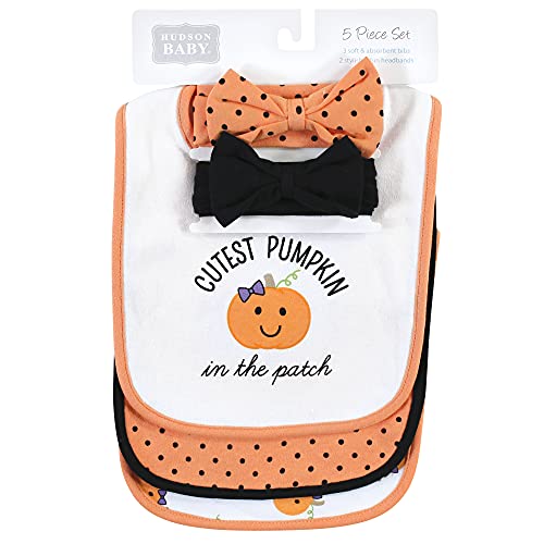 Image of Hudson Baby Unisex Baby Bandana Bibs and Headbands