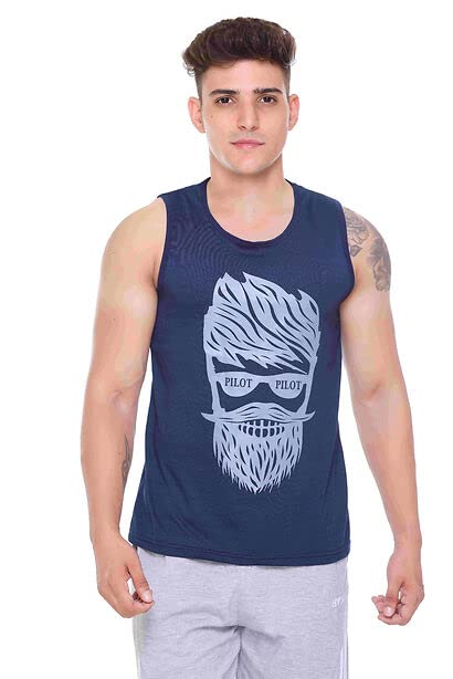 Sleeveless Vest for Men - Gym T Shirts || Tank Top Sando || Workout Tshirts || Sports Vest || Goa Beach Wear Swimming T-Shirt || Running Tops || Gym Vest for Men (Pack of 2)-picture-21