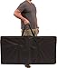 Trademark Innovations 4' Aluminum Bean Bag Corn Hole Game Set with Carry Case - Lightweight & Portable Aluminum (Black)