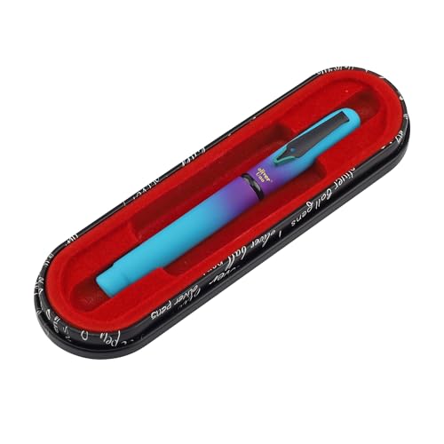 Image of Oliver UNO Rangoli Fountain Pen - Matte Pastel Finish, Solid Brass Body, Magnetic Cap, with T Box