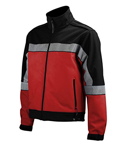 Men's High Visibility Lancer Windproof Water Resistant Work Utility & Safety Lightweight Softshell Jacket2