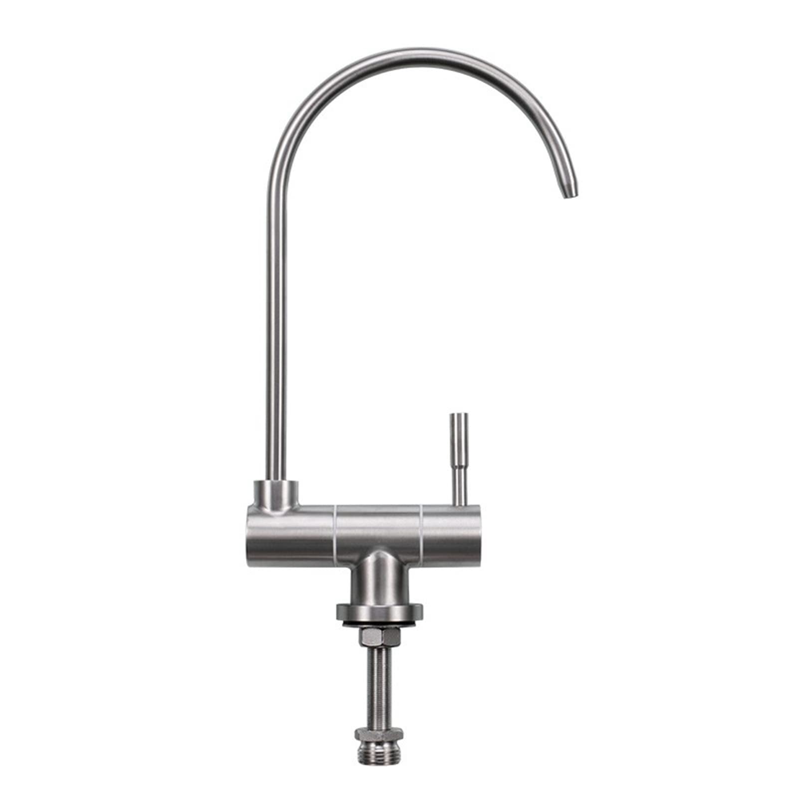WDSOPK Water Filter Kitchen Tap Folding Pure Faucet Stainless Steel Brushed Rotating Faucet for Water Purifier-B (B A)