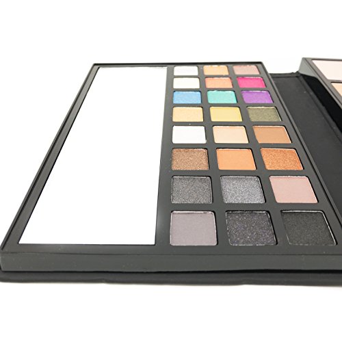 Profusion Cosmetics - Face - Professional Eyeshadow Lip Gloss Blush Highlighter Bronzer Eyebrow Wax Eyebrow Powder Eyeliner Pencil Brushes Included Makeup Set #TOP6