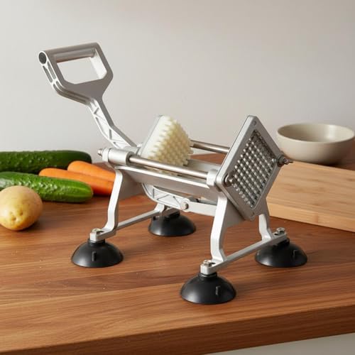 Cortador de Papas Fritas de Acero Inoxidable para Cocina miniatura 3