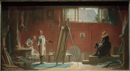 Lienzo decorativo de Carl Spitzweg: pintura clásica de 60x90cm para un dormitorio elegante