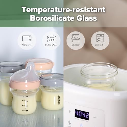 Haakaa BHK138-P Gen.3 Natural Glass Baby Bottle 4.2Oz/120Ml thumb #5