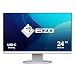 EIZO FlexScan EV2480-WT 60,5 cm (23,8 Zoll) Monitor (HDMI, USB 3.1 Hub, USB 3.1 Typ C, DisplayPort, 5 ms Reaktionszeit, Auflösung 1920 x 1080) weiß